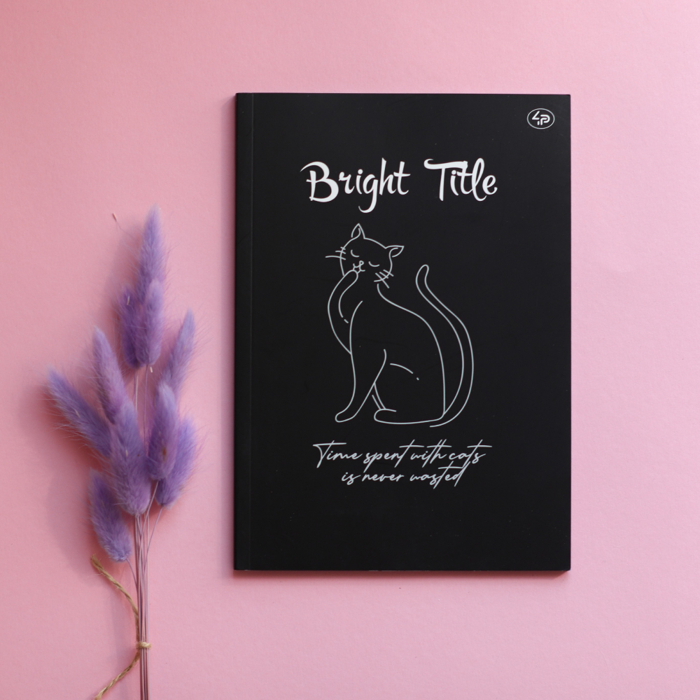 Блокнот А5 "Bright Title note" cat, 902521, TM Profiplan 