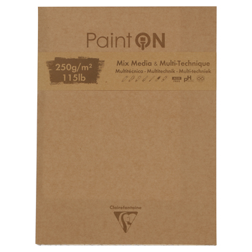Склейка д/малюнка змішаних технік 22,9*30,5 см Paint`on 50 арк. (250 г/м2), папір 5 видів, 975172C