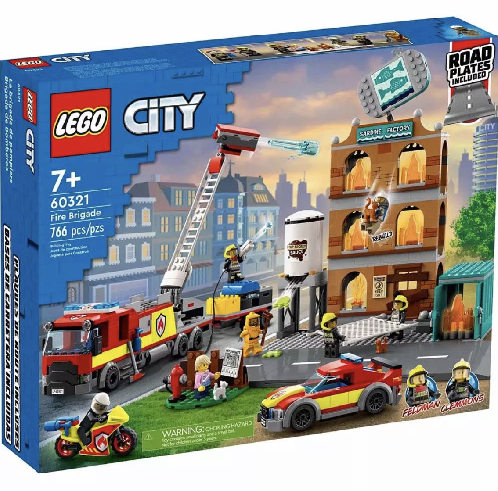 Конструктор Lego City "Пожарная бригада V29", 60321