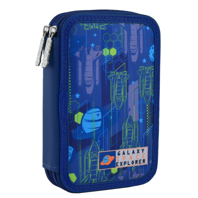 Пенал твердий подвійний  HP-01 "Galaxy", 20*13*4,5, 532411