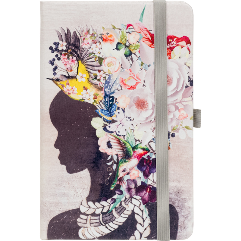 Книга записна Partner 96 арк. 125*195, Black lady, 8617-03-A