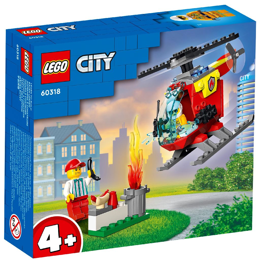 Конструктор Lego City "Пожежний гелікоптер", 60318