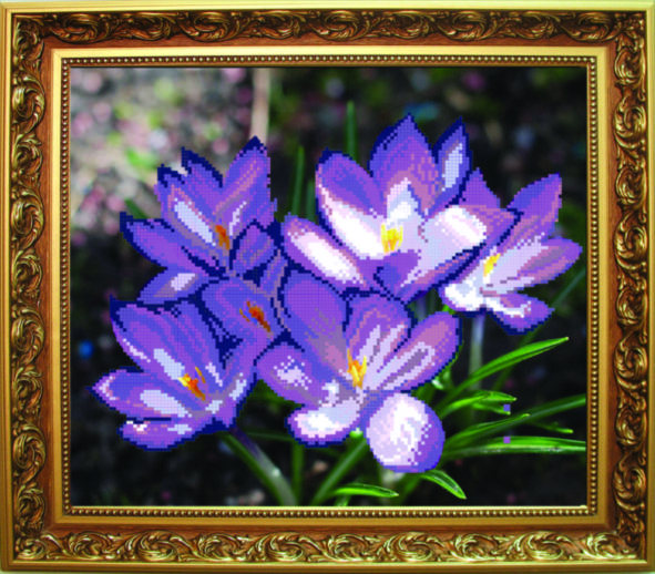 Схема для вишивання бісером СБ-245 30*25 см на авторській канві ТМ "Чарівна мить"