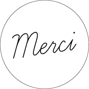 Кругла латунна печатка d24 мм "Merci" з дерев’яною ручкою (у блістері), 40912T