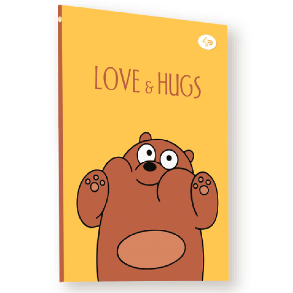 Блокнот А5 "Funny series", brown bear, TM Profiplan (1296)