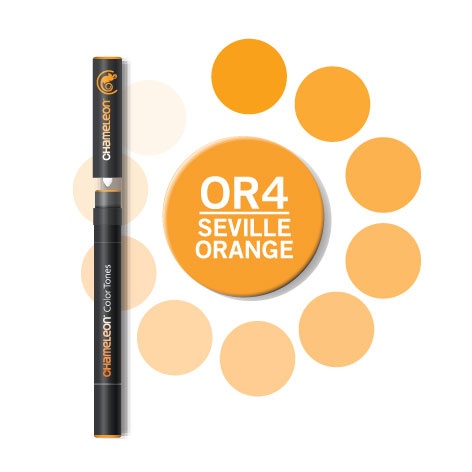 Маркер Chameleon - Seville Orange (севильский оранжевый), OR4