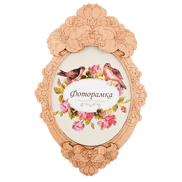 Заготовка фоторамки для декорирования, FLPF-003