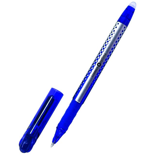 Ручка гелева Optima Correct 0,5 мм, пише синім, O15338-02