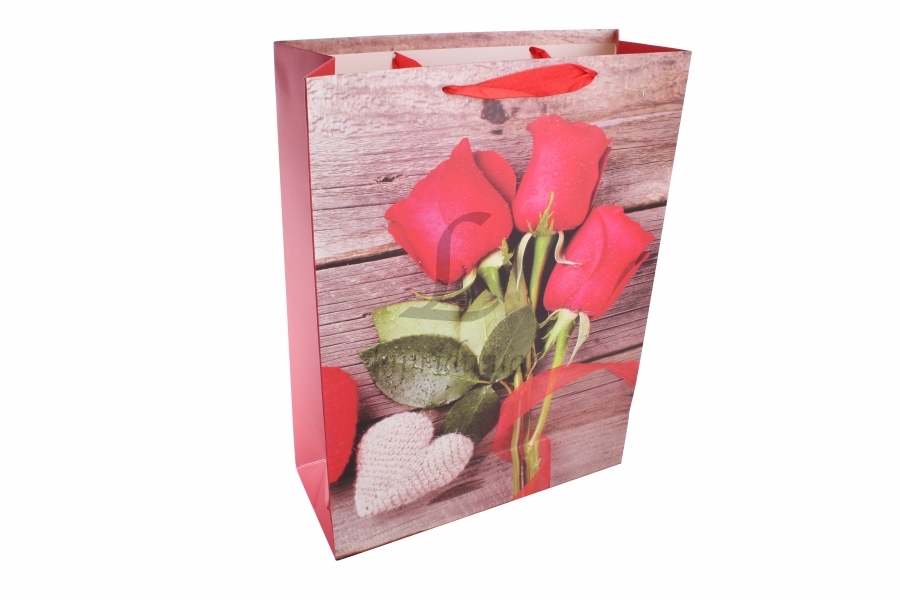 Подарочный пакет "Roses" 31*12*40 см, 3-79-052