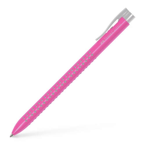 Ручка кулькова автомат. тригранна Grip 2022 рожева, 544628 Faber-Castell ***