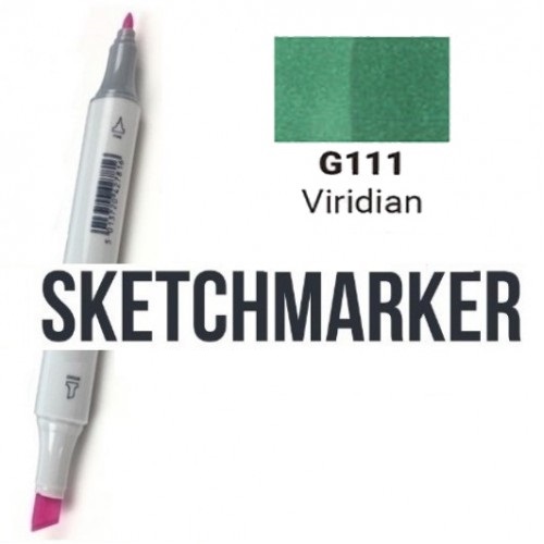 Маркер двосторонній SKETCHMARKER Блакитно-зелений, SM-G111 3