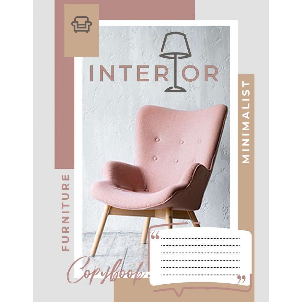 Тетрадь 60 лин. 1В HInterior, 765697