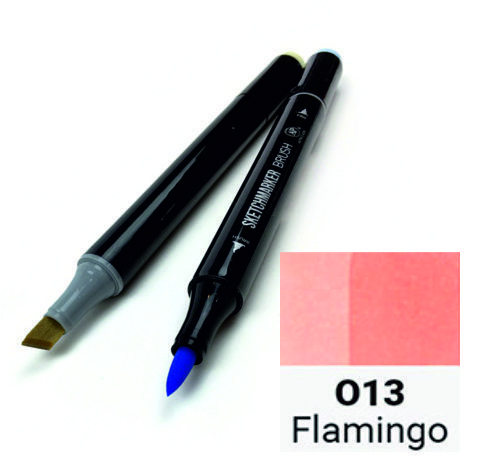 Маркер двухсторонний SKETCHMARKER Brush Фламинго, SMB-O13 3