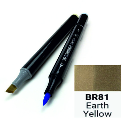 Маркер двосторонній SKETCHMARKER Brush Жовто-земельний, SMB-BR81 3