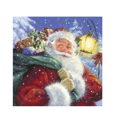 Декупажные салфетки "Santa", 33*33 см, ti-flair
