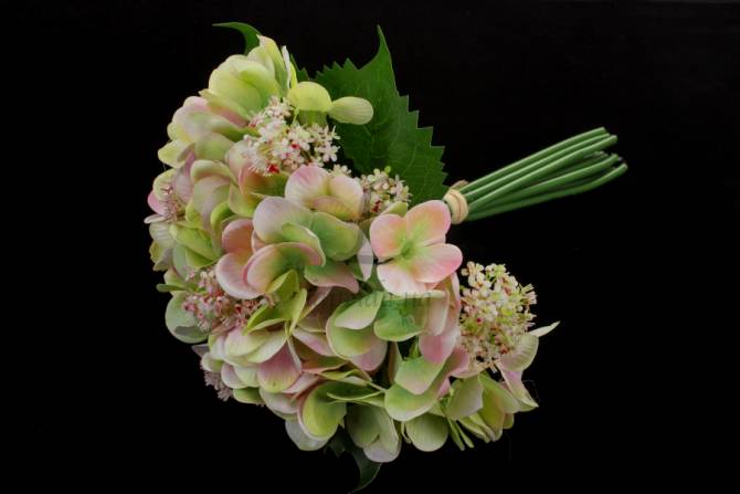 Квіти декоративні, рожево-зелені, 51-19165