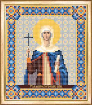 Схема для вышивания бисером иконы СБИ-068 "Нина" 12*14 см ТМ "Чарівна мить"