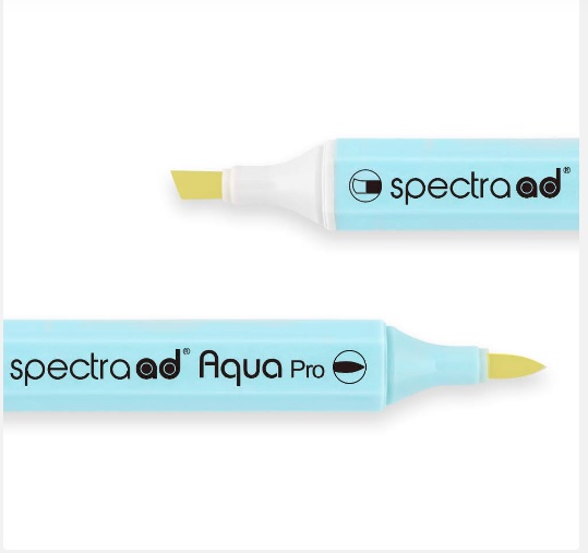 Маркер двосторонній на водній основі Spectra AD 015 Лимонний жовтий, 015-SADAQP