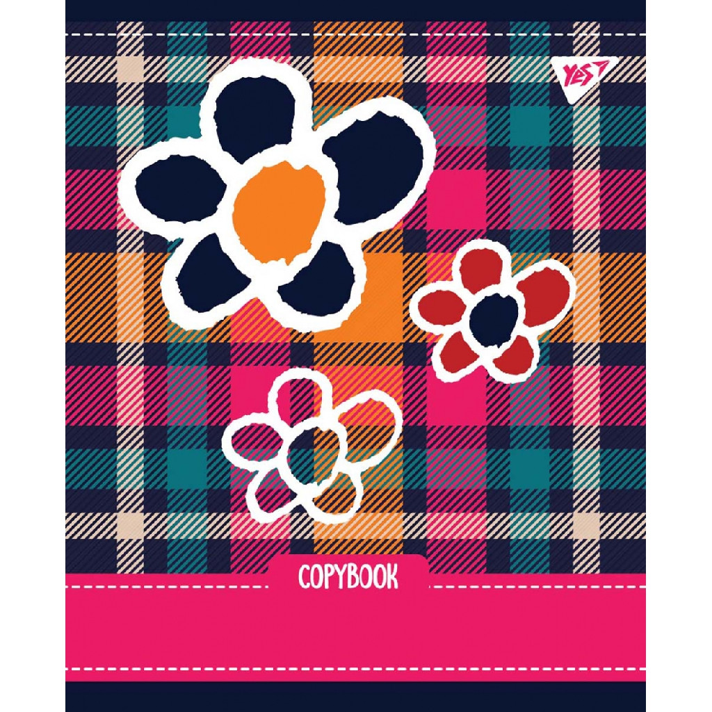 Тетрадь 24 кл YES "Tartan fun", 765238