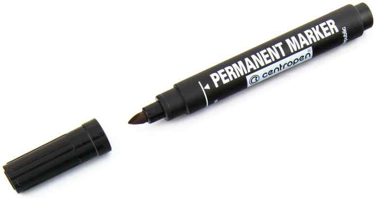 Маркер 8576 Permanent 1-4,6 мм черный, CentroPen 1