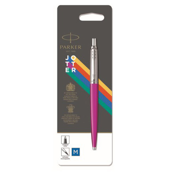 Ручка шарик. Jotter Plastic Pink Parker 15536, блистер