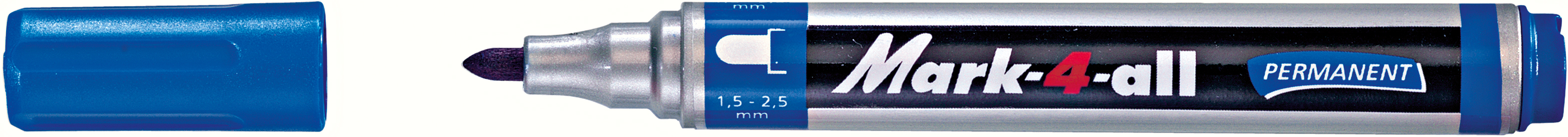 Маркер перманентный Stabilo Mark-4-All, синий, наконечник пулевидный 651/41