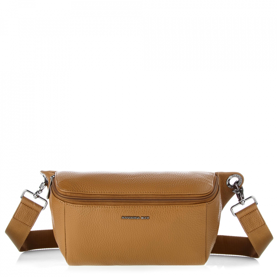Сумка на пояc жіноча Mellow leather, коричневий, P10FZT33 Mandarina Duck