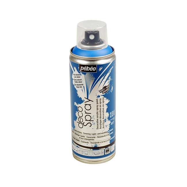 Фарба-спрей акрилова DecoSpray 200 мл, синій, 817 ТМ "Pebeo"