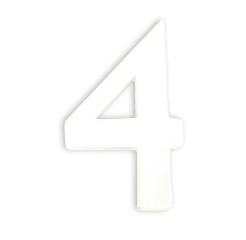Заготовка из папье-маше Цифра "4" 1,5*7,5*12 см, AC344O ТМ "Clairefontaine"