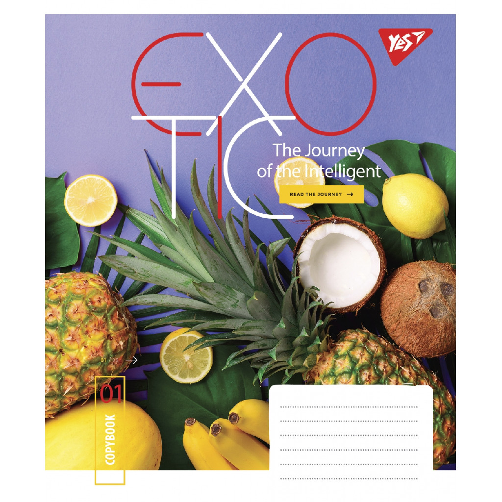 Зошит 96 кл. YES Exotic, 766118