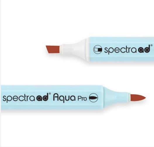 Маркер двосторонній на водній основі Spectra AD 026 Червоний оксид, 026-SADAQP