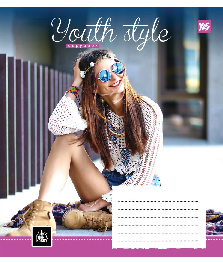 Зошит 24 лін. YES Youth style -18, 761957 (8888)