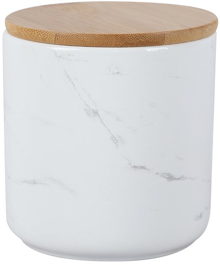 Банка Marble White, 900 мл, біла, 202C-007-A2 Limited Edition