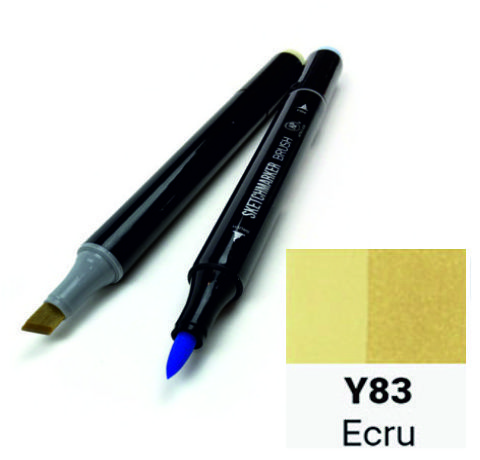 Маркер двухсторонний SKETCHMARKER Brush Экрю, SMB-Y83 3