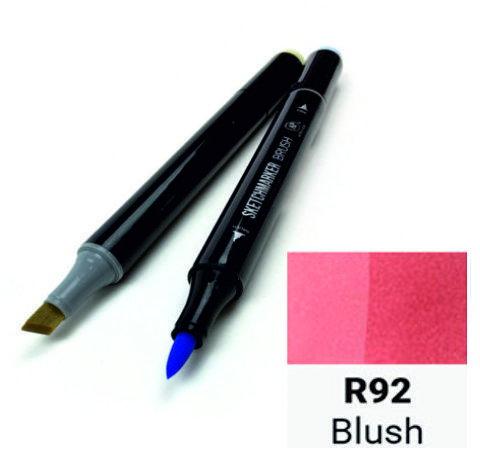 Маркер двосторонній SKETCHMARKER Brush Рум`янець, SMB-R92 3
