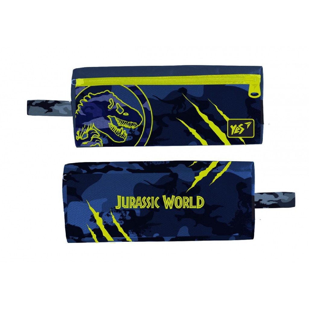 Пенал м`який YES TP-18 "Military Dino" синій, 533034 2