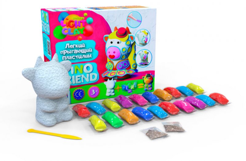 Набір легкого стрибаючого пластиліну "Pino Friend Діді", 70061*