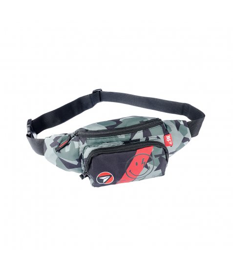 Сумка на пояс YES SP-12 "Smiley World" Military boy", 558641