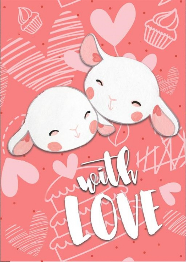 Блокнот А5 Love "With love" two, 902217 TM Profiplan 