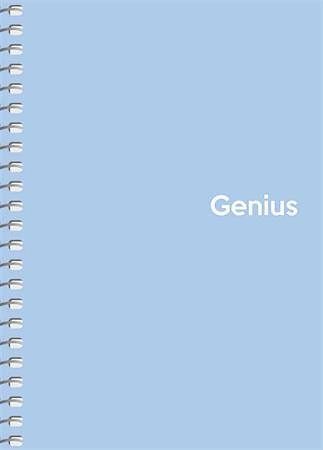 Блокнот А6 80 арк."Genius" кл., пластик (4627)