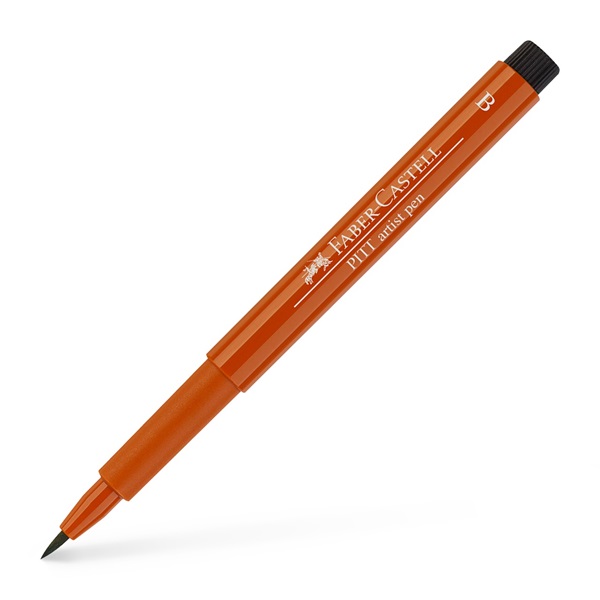 Ручка капілярна PITT Brush Artist Pen 188 сангіна, 167488 Faber-Castell