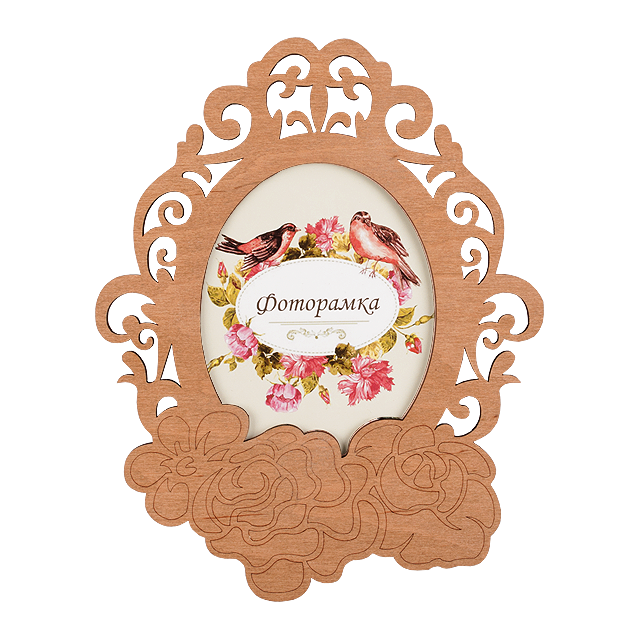 Заготовка фоторамки для декорирования, FLPF-013