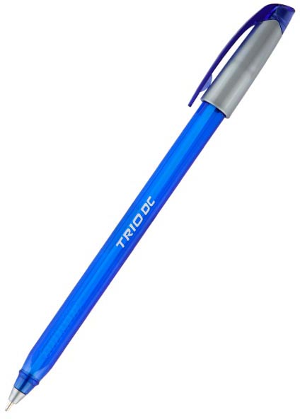 Ручка кулькова Trio DC, синя, UX-105-02 ***