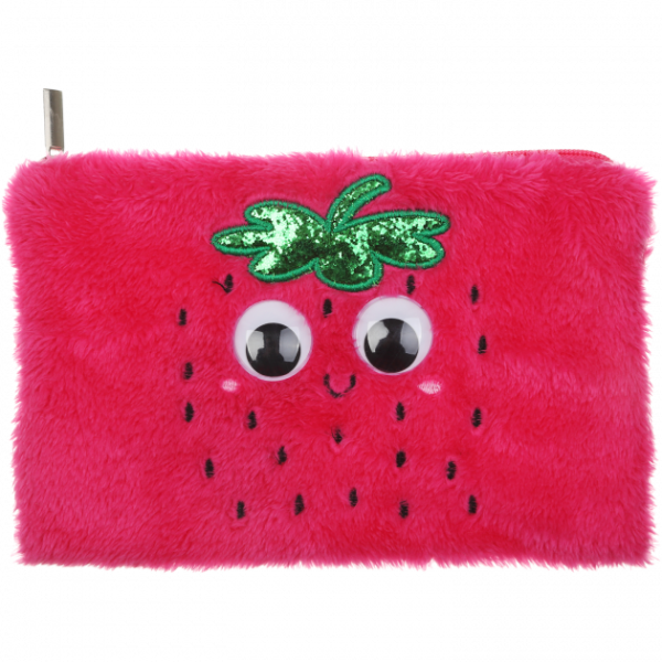 Пенал плоский "Strawberry" 24*15*1 см, ZB.701215