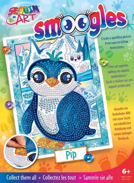 Набор для творчества Sequin Art Smoogles Пингвин, SA1817