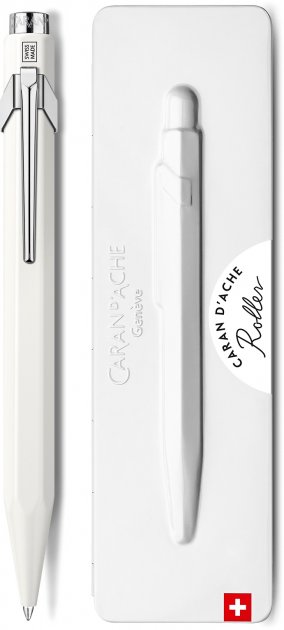 Ручка-ролер Caran d`Ache 849 Біла+box, 846.502
