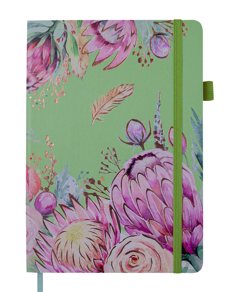 Блокнот деловой Cherie А5 96 л. кл. обкл. искусственная кожа, мятный, BM.295105-38