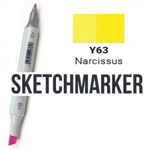 Маркер SKETCHMARKER, 2 пера: долото и тонкое, Narcissus - Нарцисс, SM-Y63