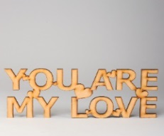 Заготівка дерев`яна You are my love, С66