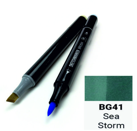 Маркер двосторонній SKETCHMARKER Brush Морський шторм, SMB-BG41 3